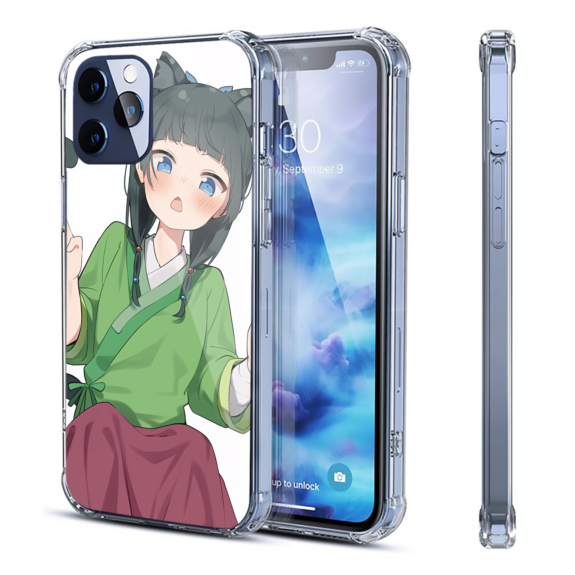 （画像用） 薬屋のひとりごと The Apothecary Diaries 【iPhone 12シリーズ対応】透明スマホケース（クリアソフトケース）